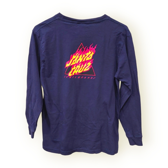 Santa Cruz Skateboards "Not a Dot" Flame Tee - Picture 2 of 5